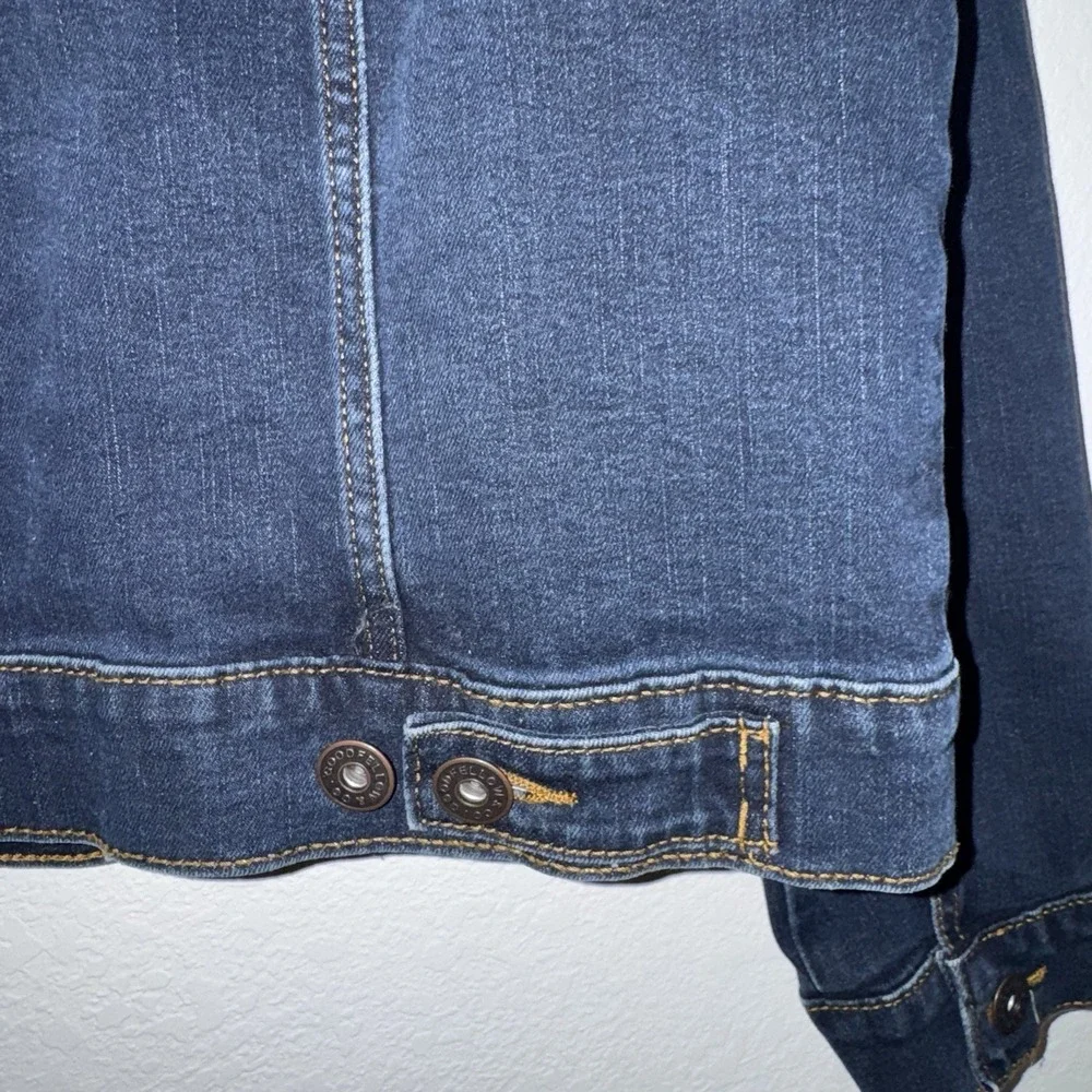 Goodfellow & Co Men's Sz XL Monticello Wash Denim Trucker Jacket Blue Button Up